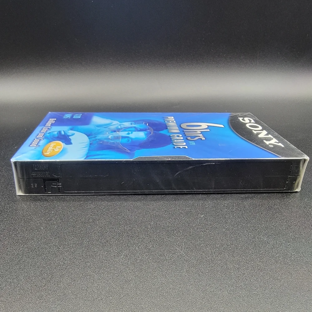 Sony Premium Grade T-120 6 Hrs VHS Blank Video Tape High Durability Sealed New